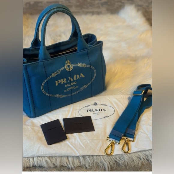 Prada Handbags - PRADA CANVAS TOTE